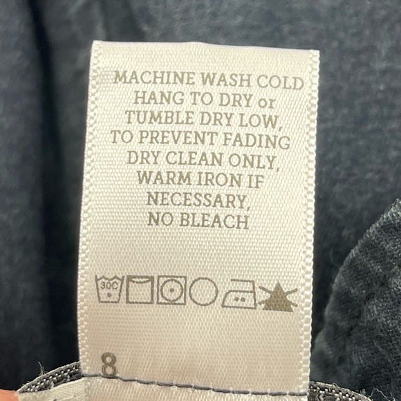 Prairie Underground Denim Girdle Ankle Length Legging Pants in Black, Size Large - Picture 11 of 12